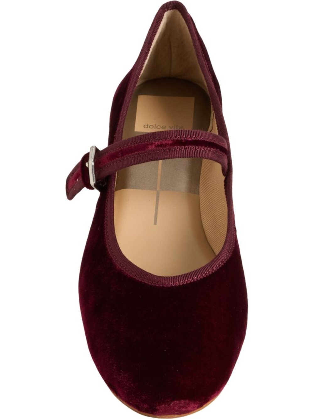Dolce Vita Roslyn Mary Jane Flats - Wine Velvet